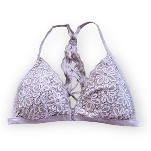Victoria’s Secret Light Pink/Mauve Lace Bralette size small